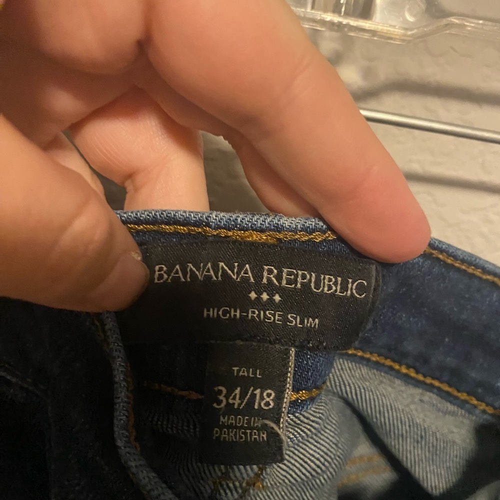 Women's Banana Republic Denim Shorts Size 18/34 - Picture 4 of 5